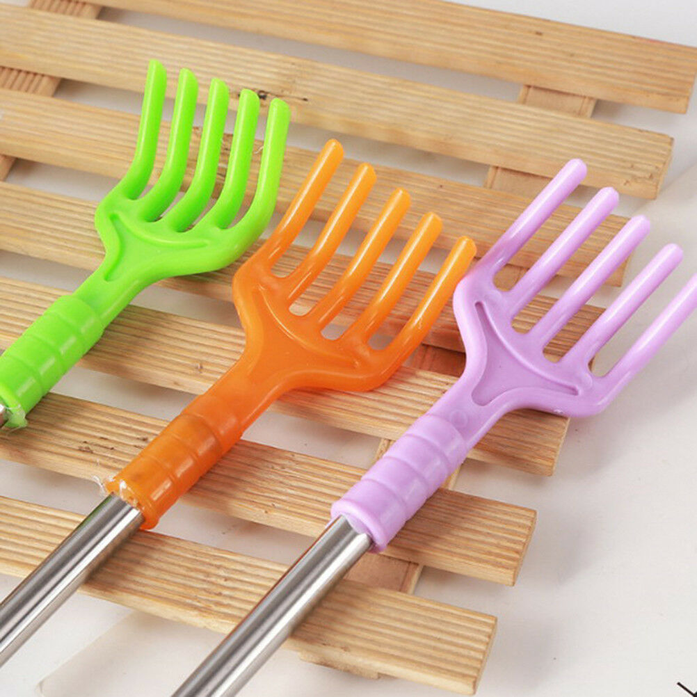 Stainless steel back scratcher massage portable pocket itching claw .l8