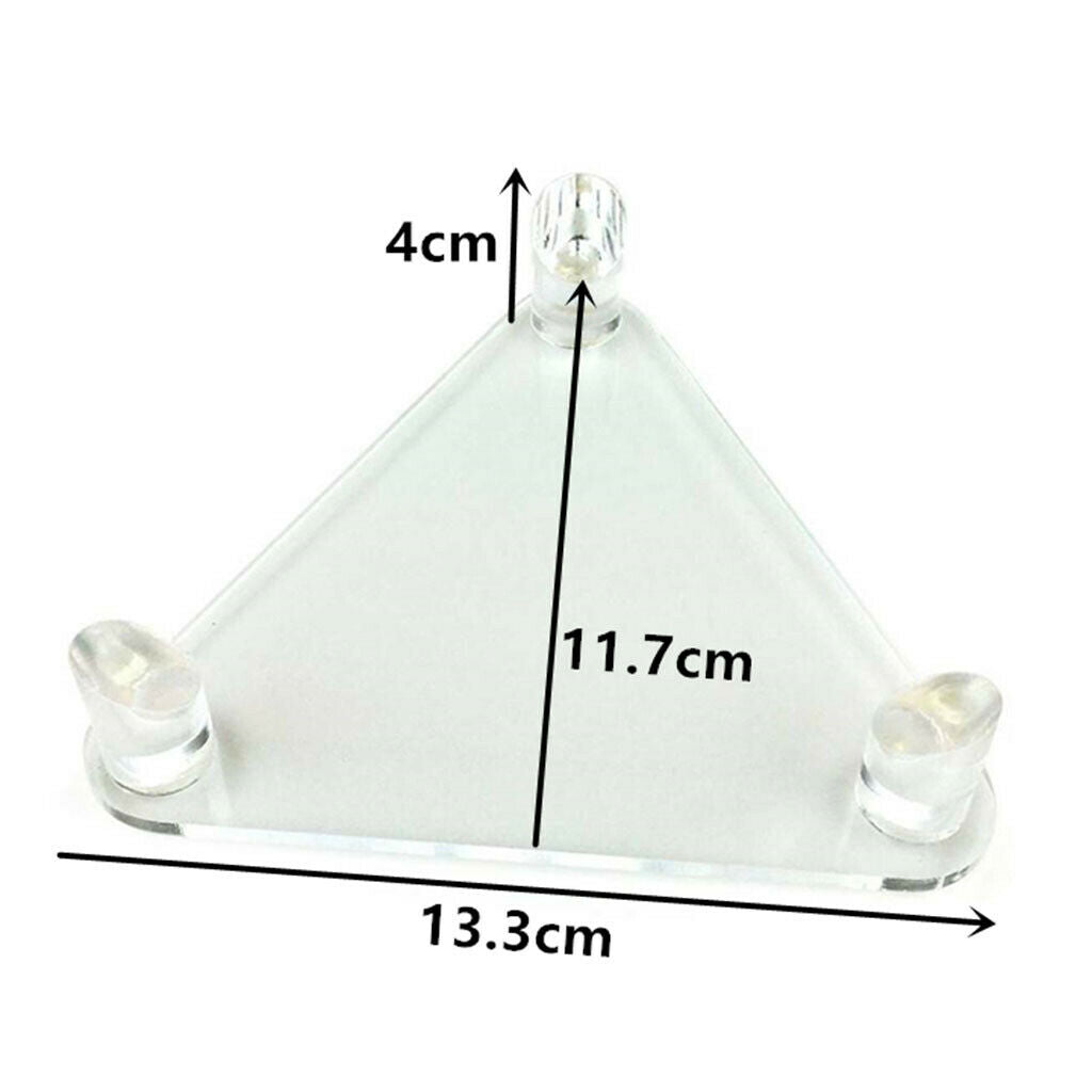 Deluxe Acrylic Transparent Ball Display Stand Basketball Football Holder