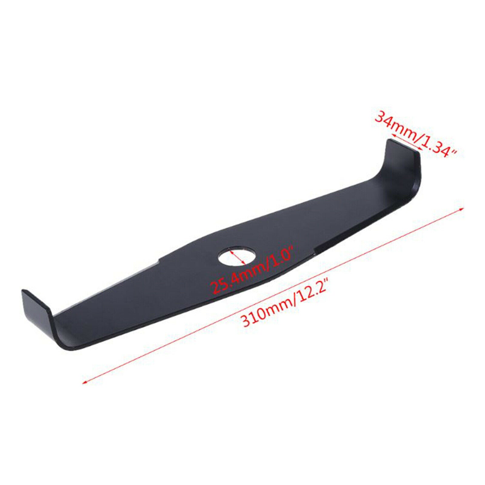 2 Teeth 12 Inch String Trimmer Blade Garden Grass Weed Mower Brush Cutter