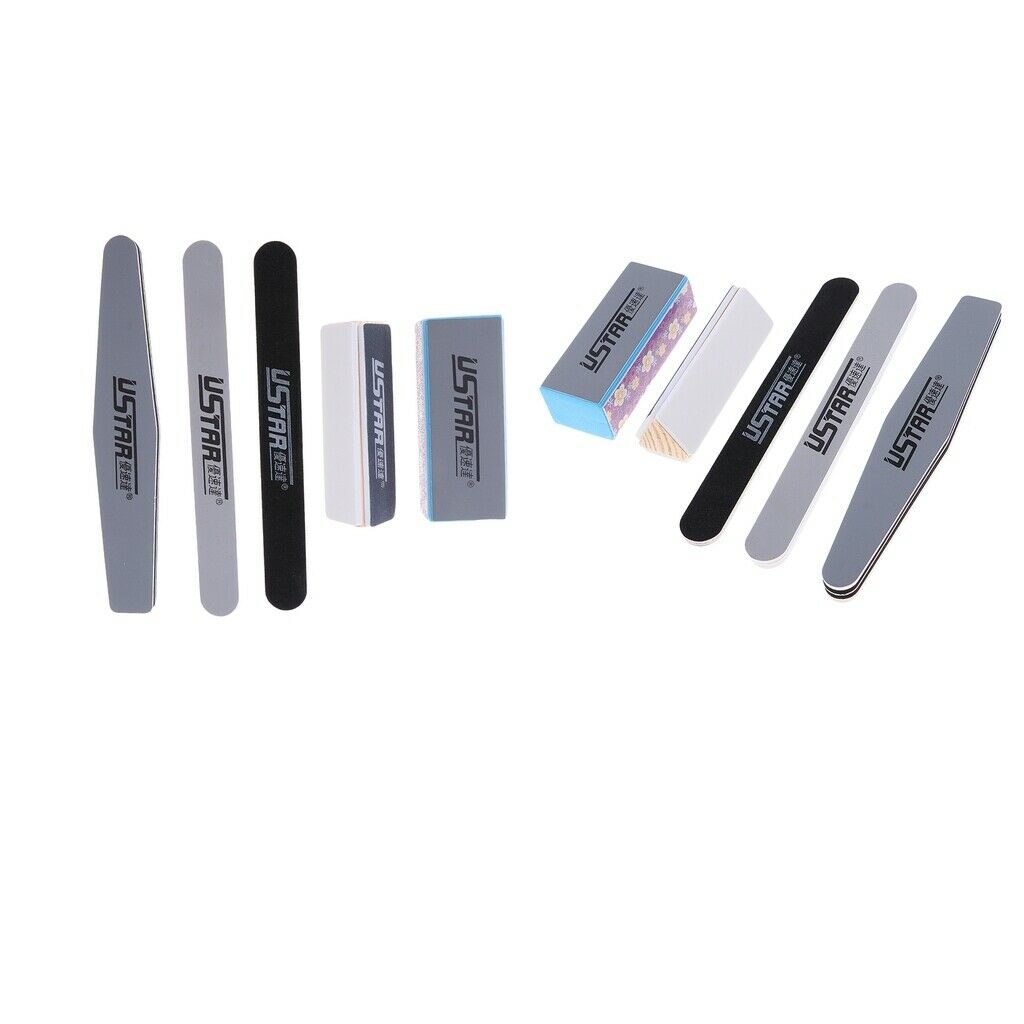 10pcs Professional Nail Files Set