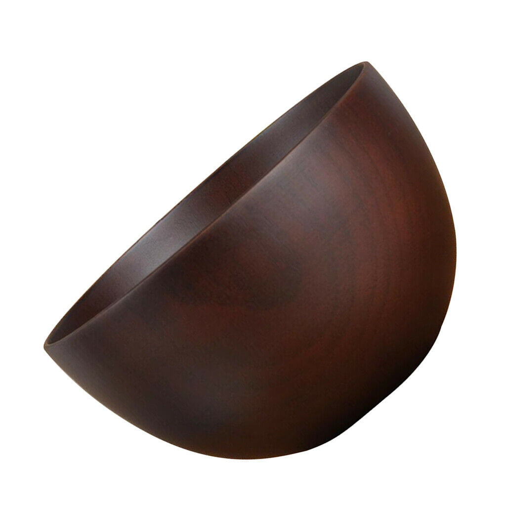 2x Large Natural Wooden Bowl of Rice Noodles