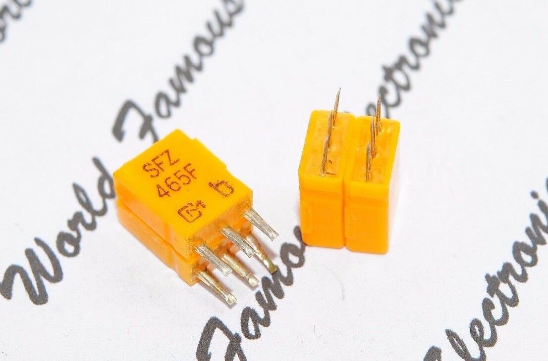 2pcs - PANASONIC SFZ465F 465KHz Ceramic filter, resonator