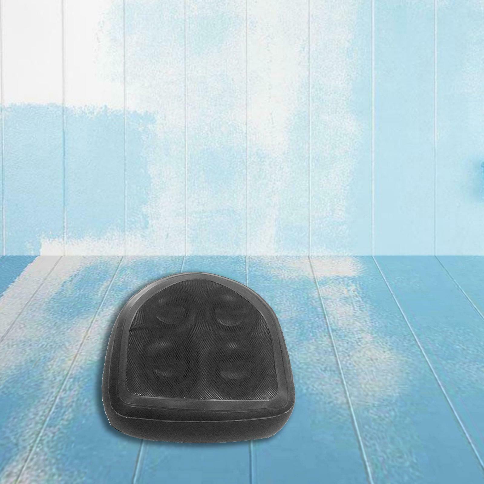 2X Suction Up Hot Tub Spa Seat Massage Cushion Inflatable 47x37x15cm Black