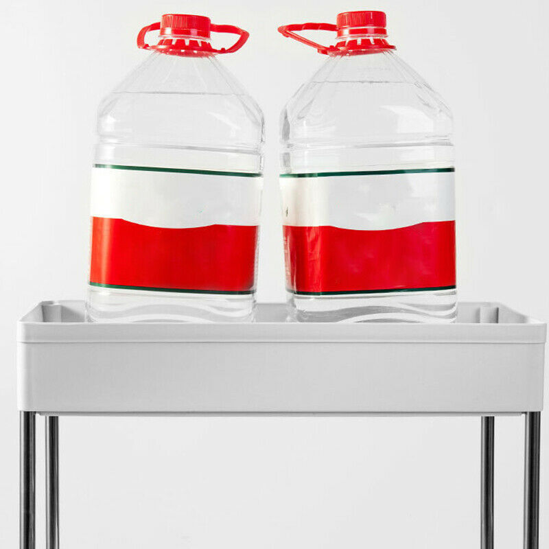 New Multi-layer Storage Cart Rolling Wheels Kitchen Bathroom Organizer