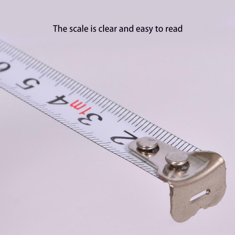 1m Retractable Ruler Steel Tape Measure Mini Pocket Measuring Tool Portbale
