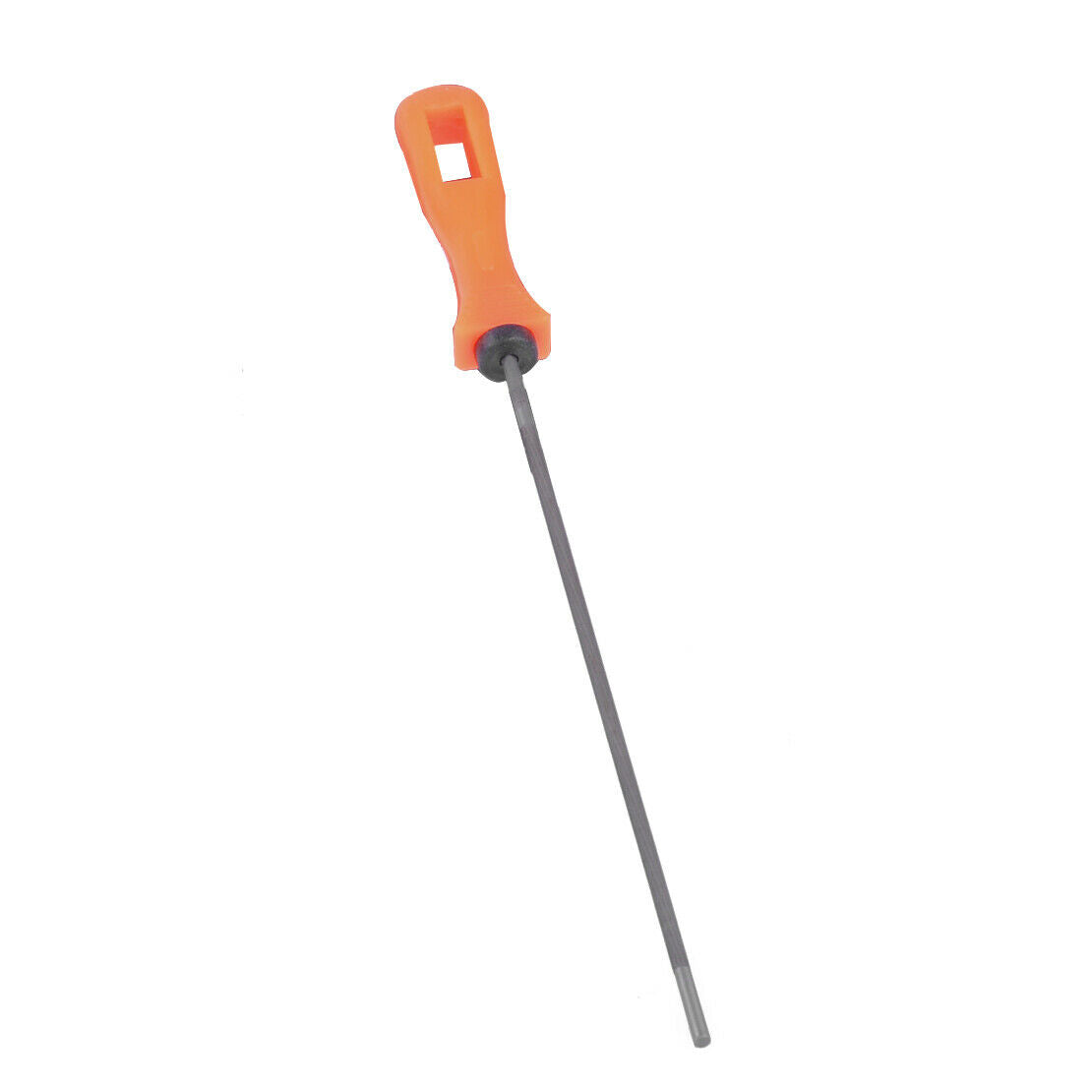 4mm Chainsaw Sharpener Round Files with Orange Plastic Handle for Woodwork An
