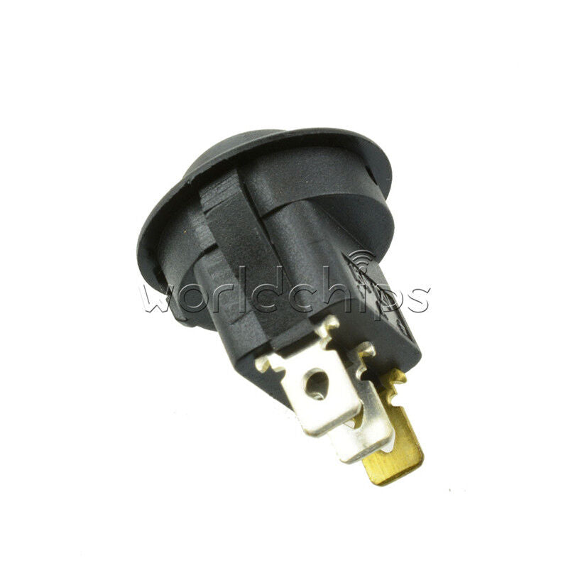 100Pcs 12V LED Blue Dot Light Car Auto Boat Round Rocker ON-OFF Toggle Switch