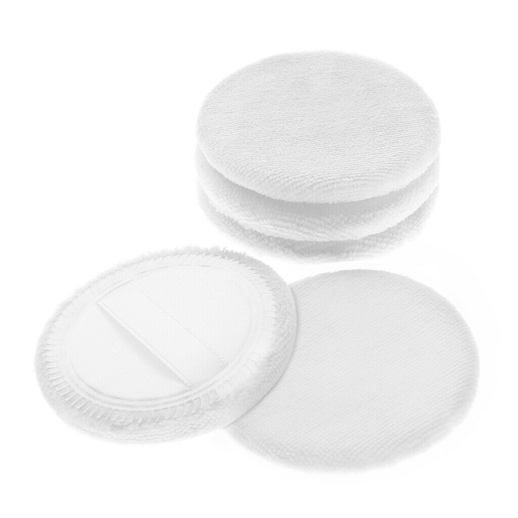 Lots 10 Soft Round Blusher Finished Body Powder Foundation Puff 2.3'' White