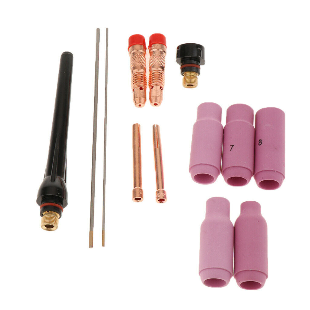 13pcs TIG Gas Lens   Kit Nozzle Fit TIG Welding Torch WP17/18/26