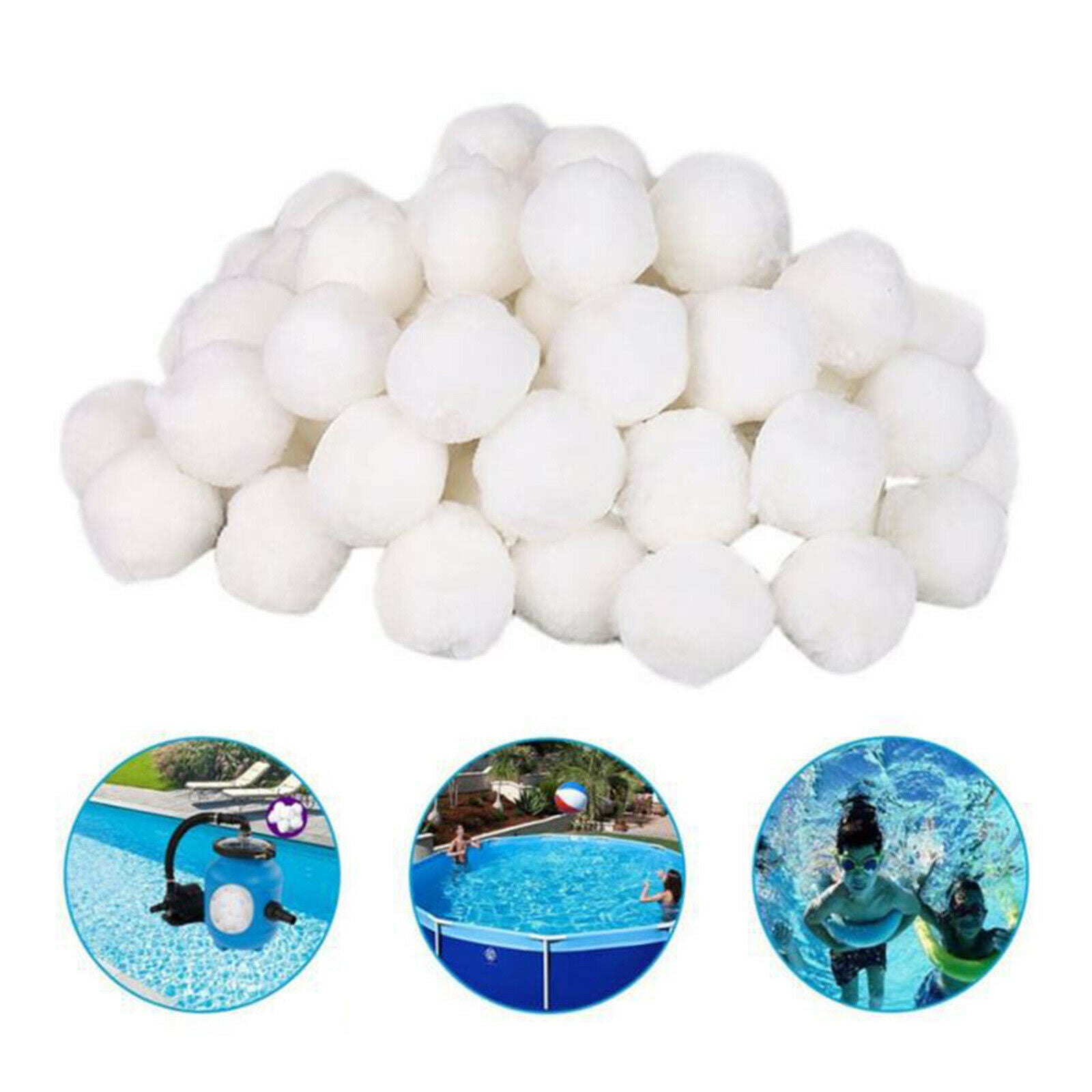 Pool Filter Balls Environmental Protection for Swimming Pool Aquarium 700g