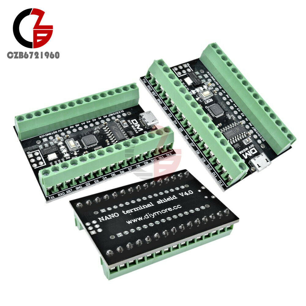 2 in 1 Atmega328P CH340 USB Driver & Nano V3.0 Terminal Adapter expansion Board