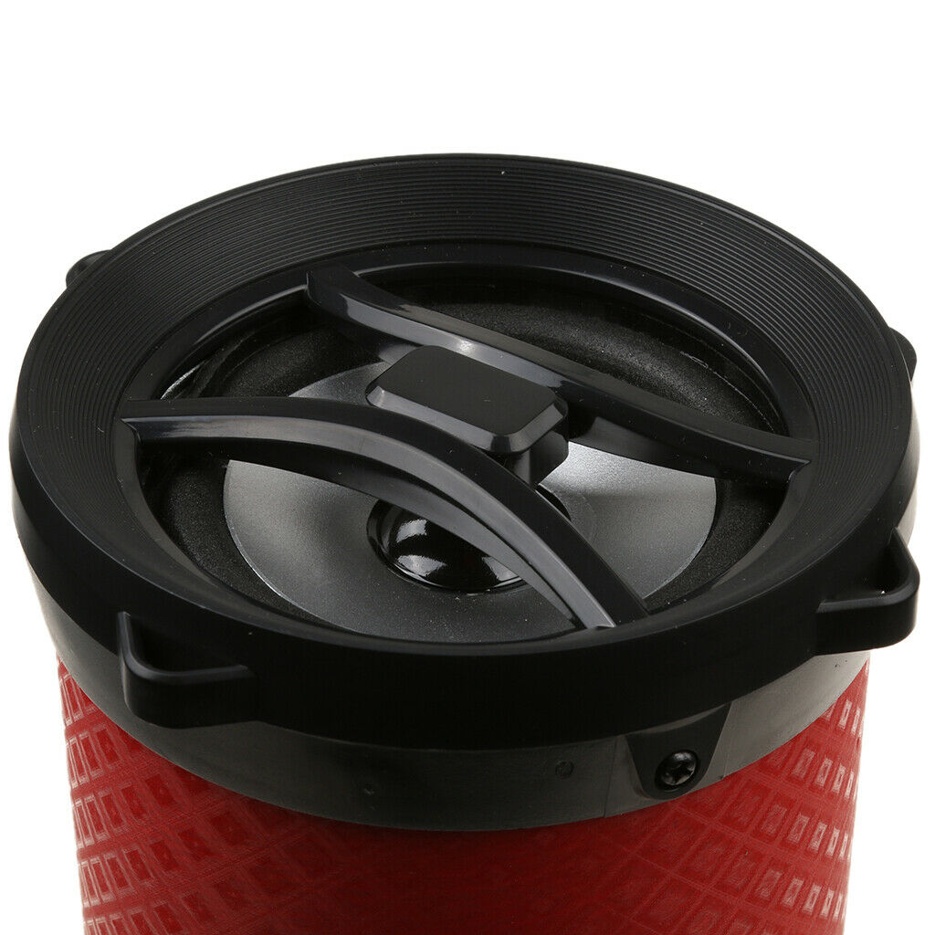 Portable HIFI Display Screen Wireless Bass Bluetooth Speaker  Red