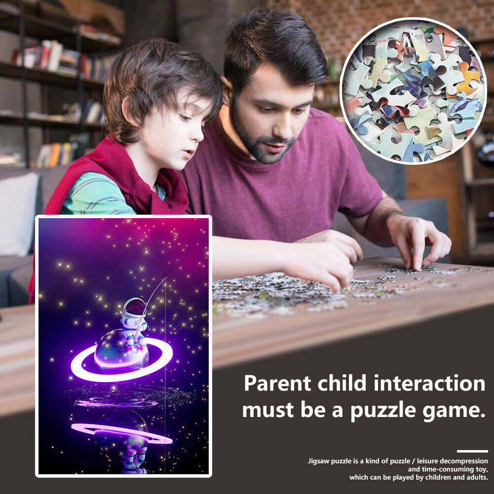 1000pcs DIY Star Sky Robot Puzzle Educational Learning Assembling Toys Gift @