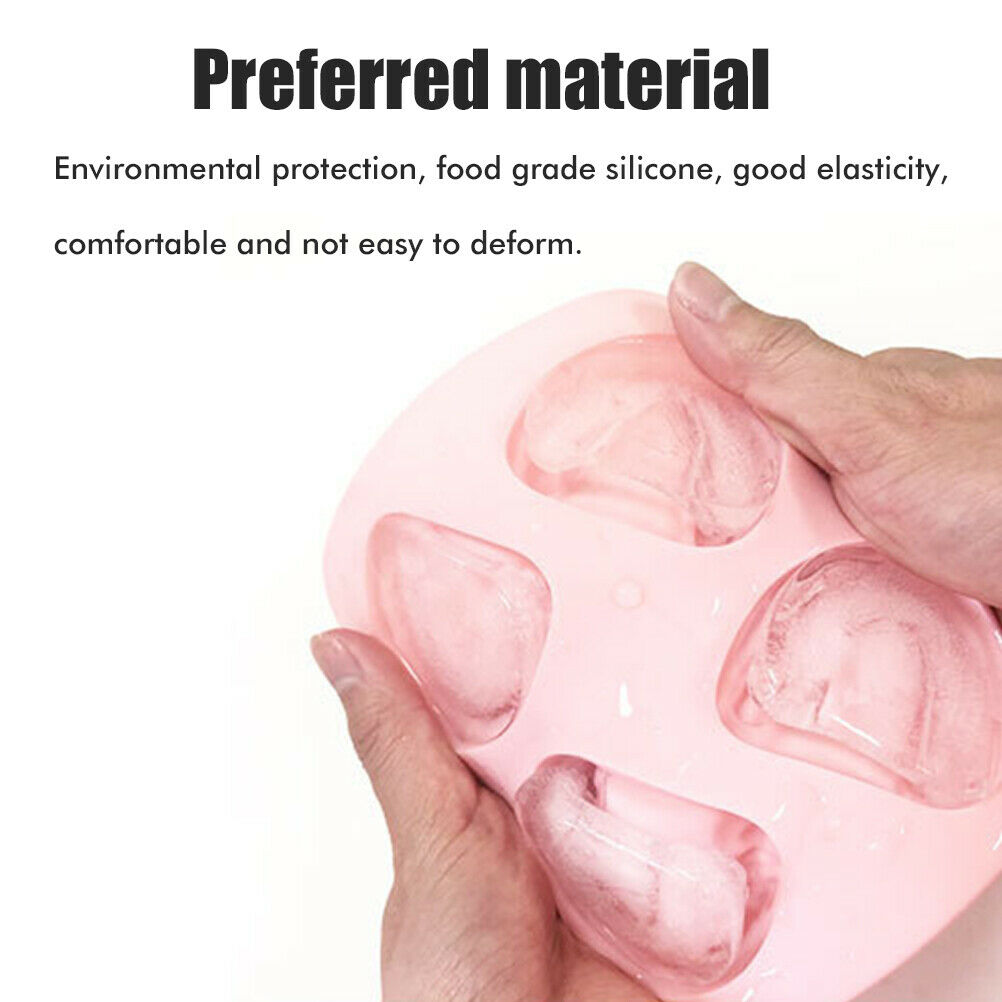 Ice Cube Tray Teeth-Shaped Silicone Ice Mold Denture Ice Trays for Home Party