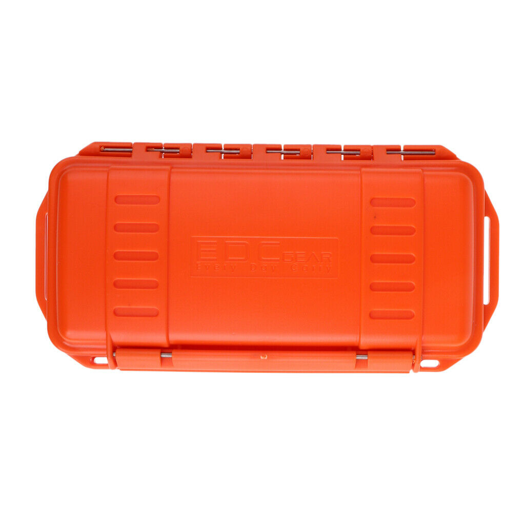 2 Pieces Outdoor Shockproof Storage Airtight Survival Seal Case Camping Box
