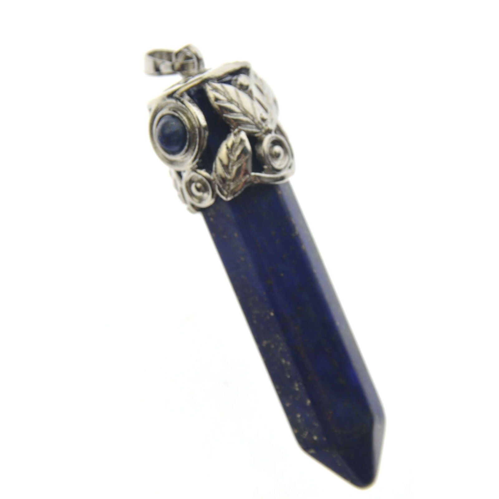 1pc Sodalite Stone Pendant Hexagon point Energy Reiki Healing Amulet