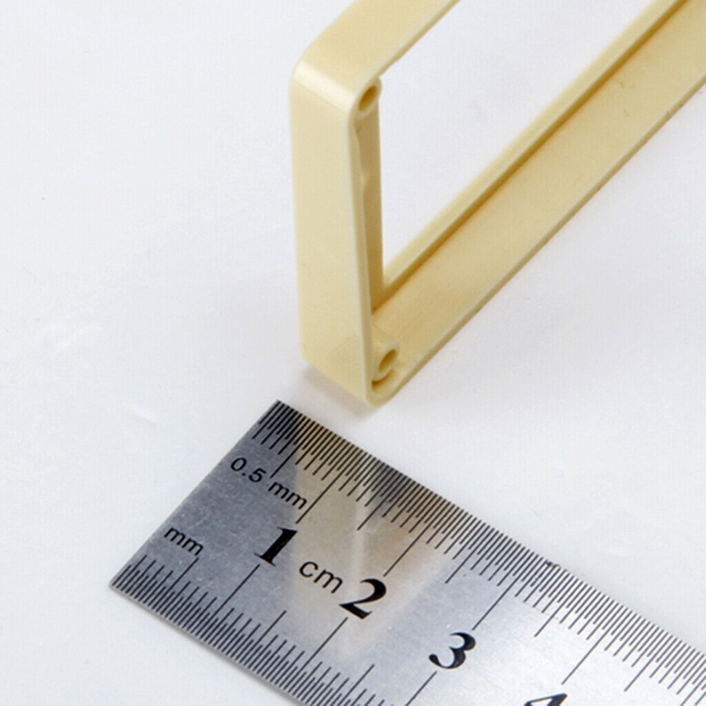 Humbucker Bridge Pickup Mounting Ring Frame For Electric Guitars - Beige