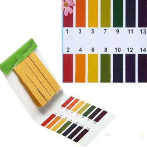 160 Strips Full Range pH Test Paper Water Litmus Testing Kit -Alkaline Acid 1-14