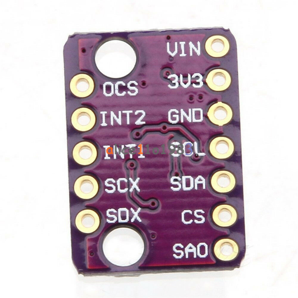 LSM6DS3 IIC/SPI 6 Degrees 3 Axis of Freedom Tilt Breakout transmission   Module