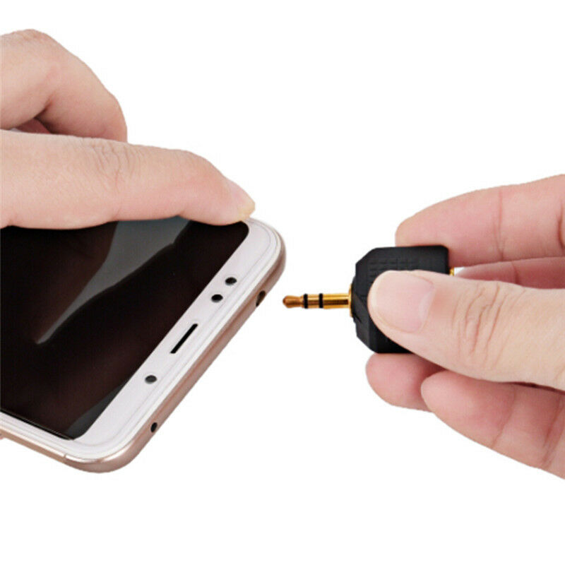 Stereo 3.5mm Audio Jack Male to Dual 3.5mm Earphone Y Splitter Adapter Plu.l8