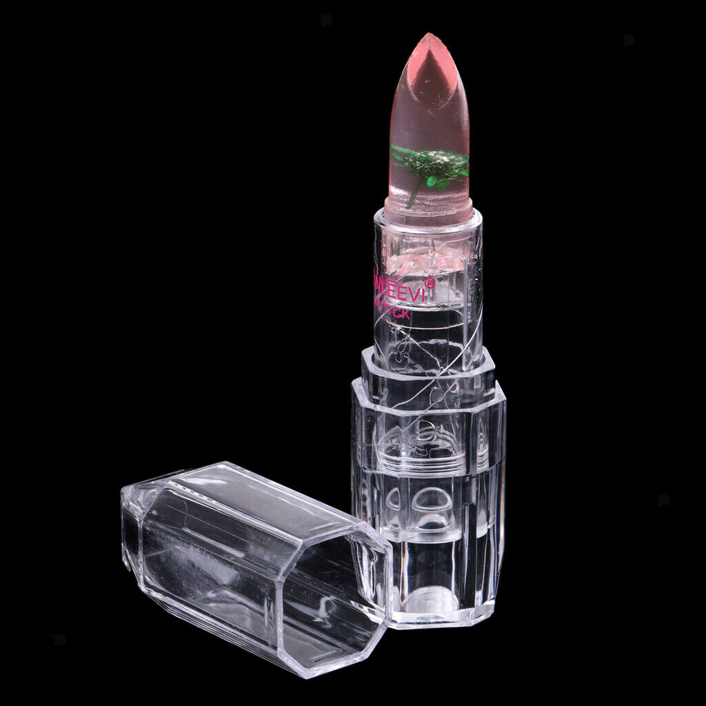 6Pcs/Set Transparent Flower Lipstick Cosmetics Temperature Change Color Long