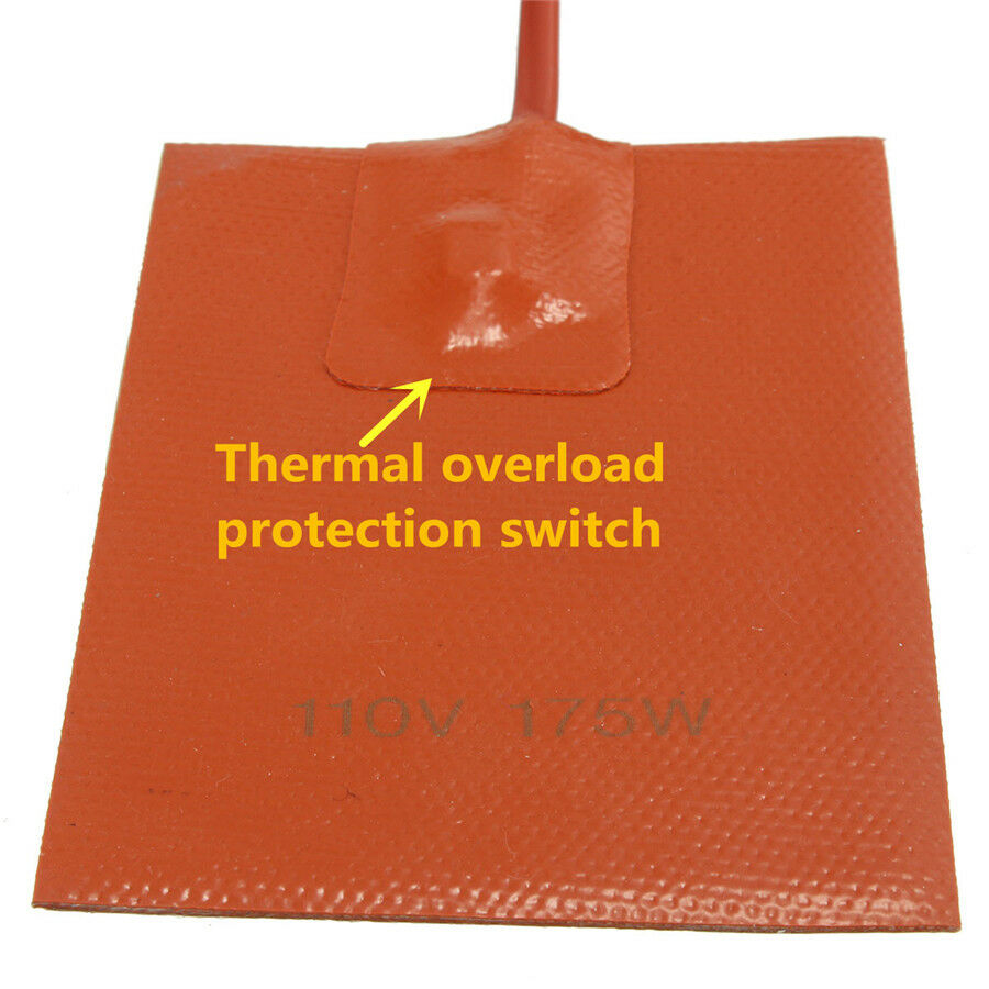 1 Pcs Silicone Rubber Heater Oil Pan For Engine /A/C Compressor/Medical Devices