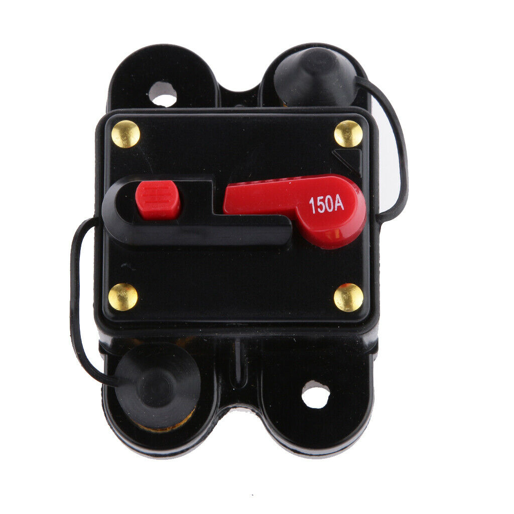 2pcs 12V-24V 150A 250A Car Auto Inline Marine Manual Circuit Breaker