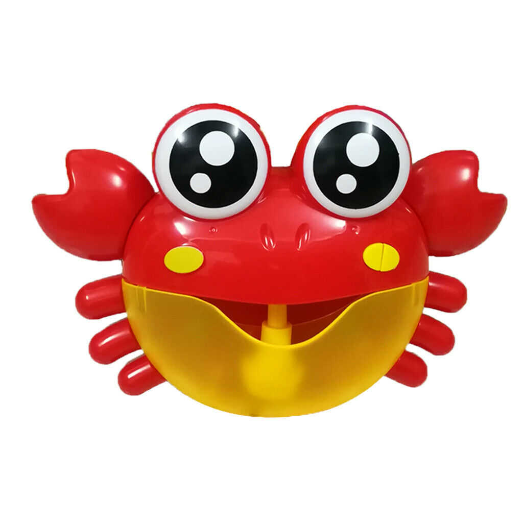 2x Baby Crab Bubble Blower Bubble Machine with Nursery Rhyme Bathtub Bath Toys
