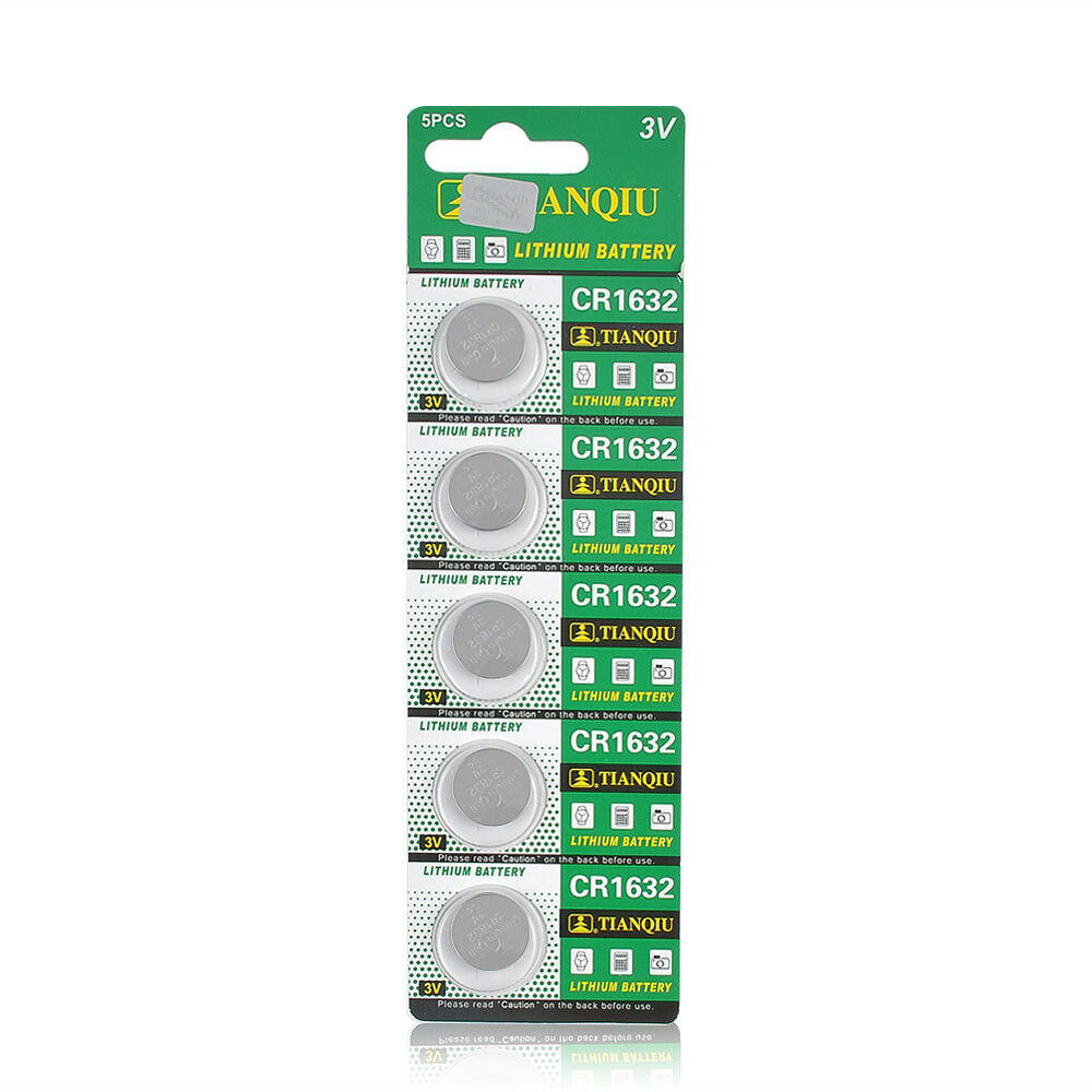 5PCS CR1632 3V Coin Button Alkaline Batteries Cell Battery For Watch Toys Remote