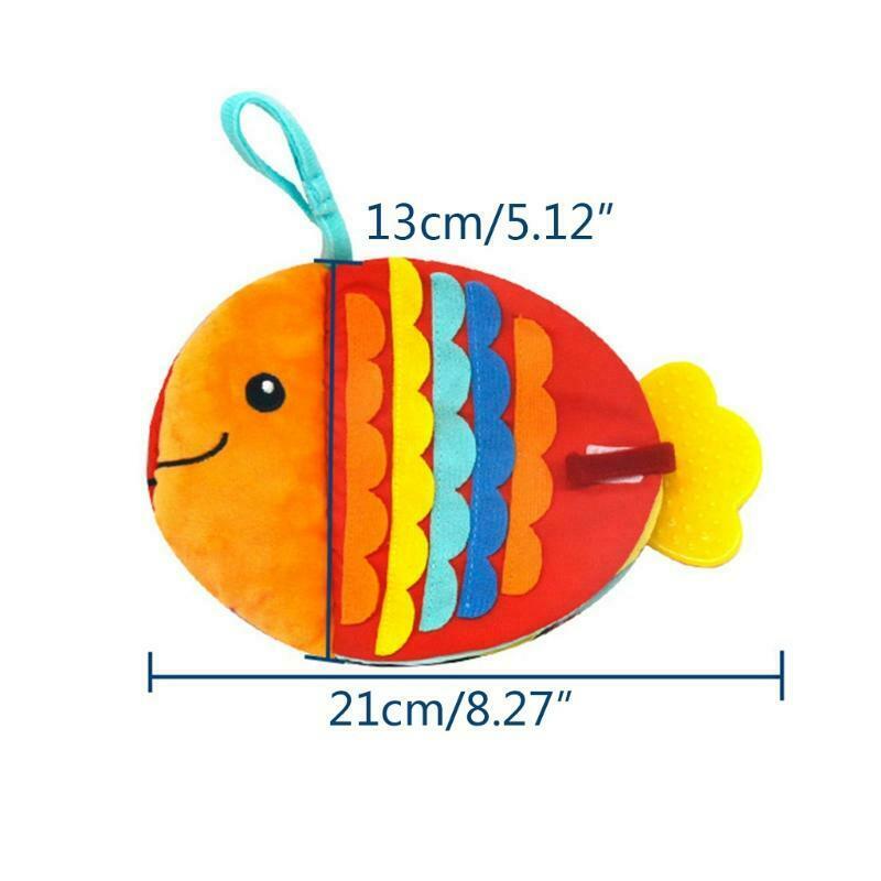 Creative Small Fish Cloth Book Cartoon Sea Animals Baby Early Education Gift