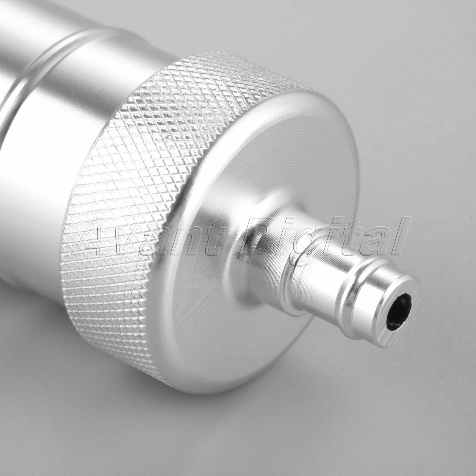 1x 5/16" 8mm Motorcycle CNC Fuel Gas Oil Petrol Filter In-Line Cleaner Universal