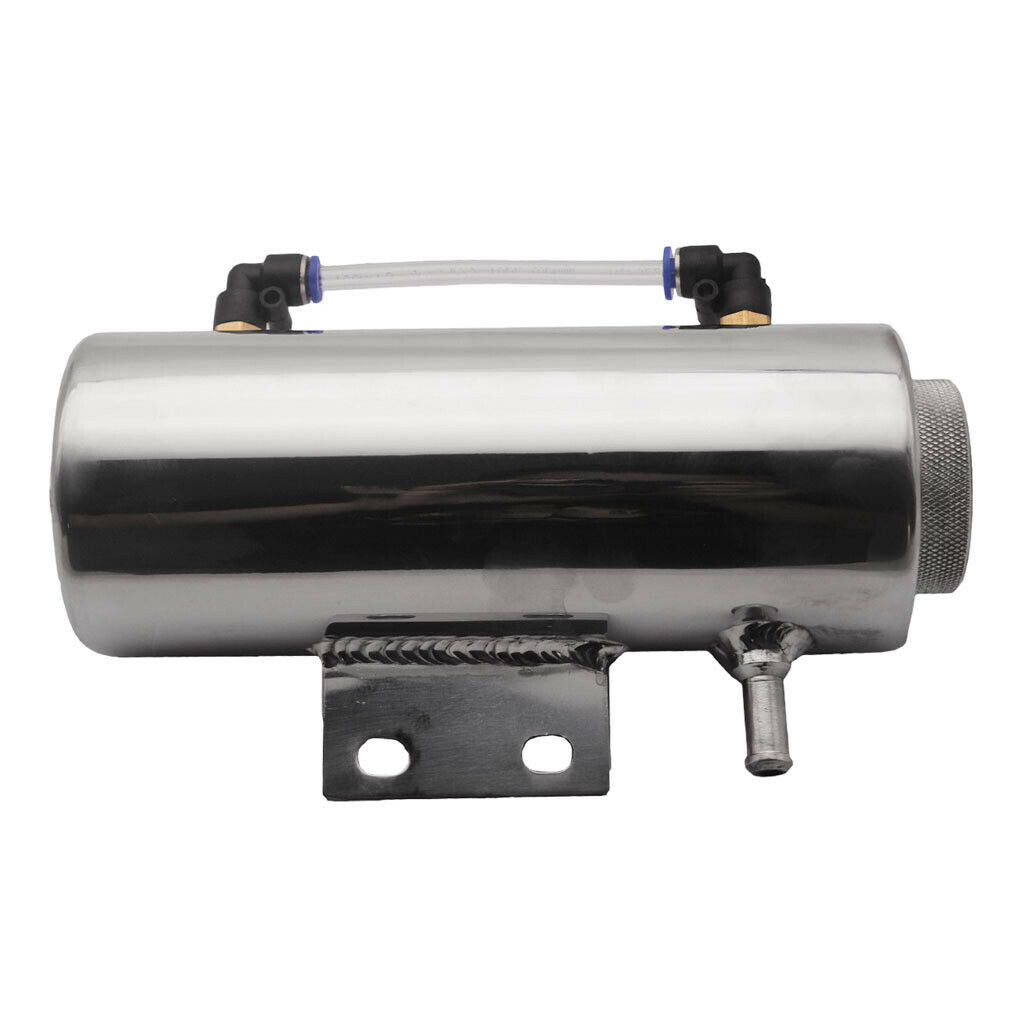 Radiator Coolant Overflow Puke Tank Polished Stainless Steel