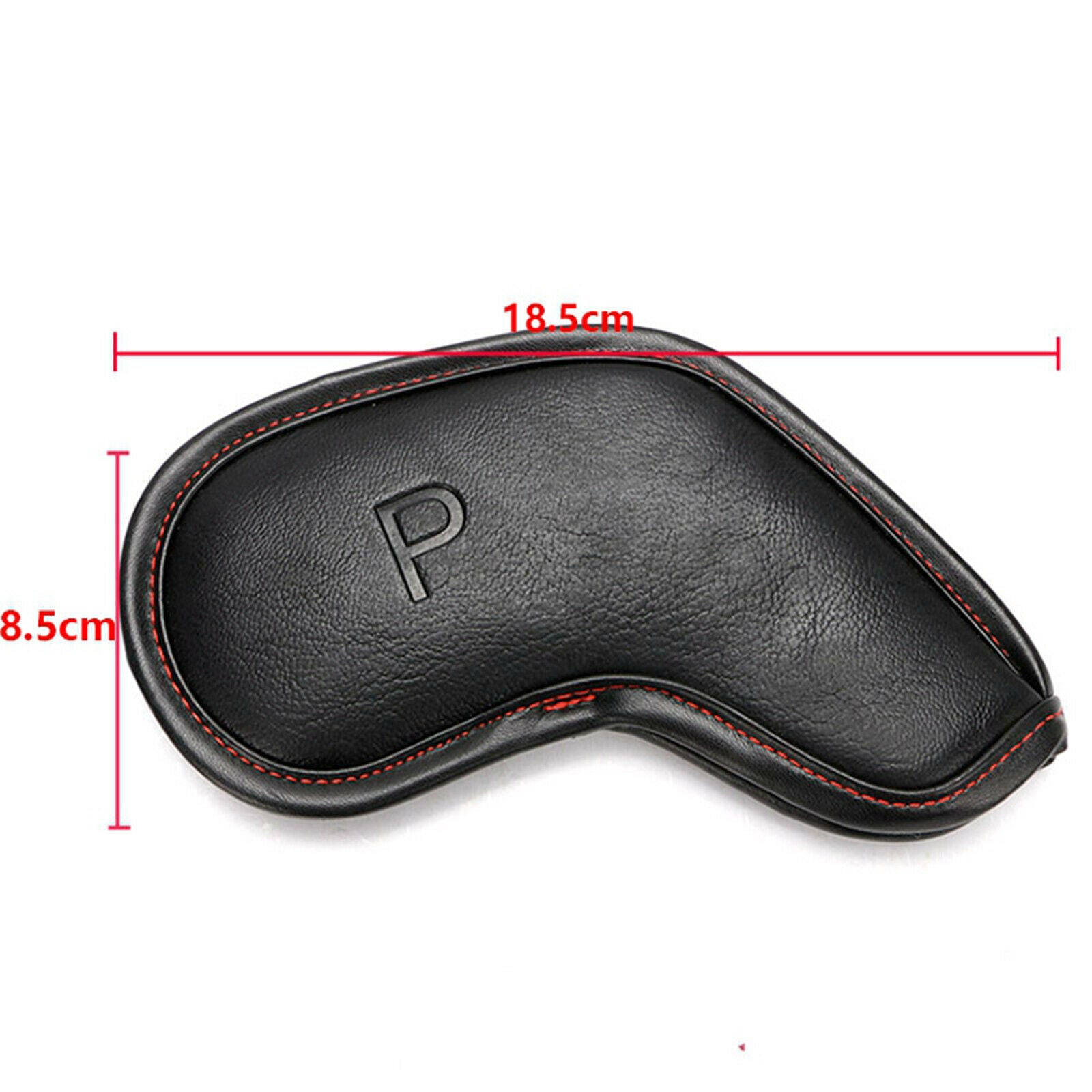 10PCS Golf Club Covers for Iron Headcovers Black 3-9 S,A,P Protector Sleeves