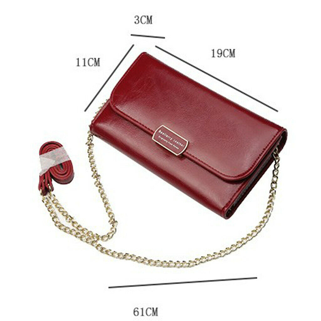 Evening Handbag Clutch Wedding Cocktail Party Bag PU Leather Envelope Wallet