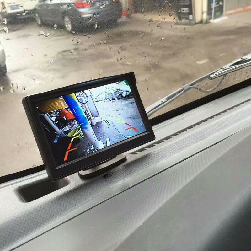 4.3" Car LCD Display Rearview Monitor Reverse w/1080P Night Vision Backup Camera