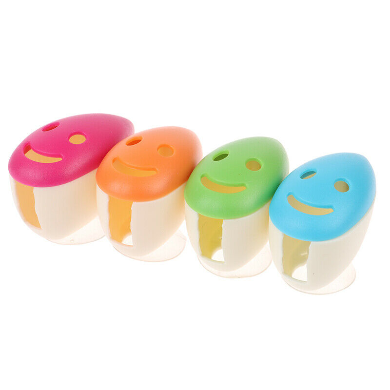 4PCS/lot Tooth brush Cover Toothbrush Holders Case Suction Cup Bath Tube TrDEAU