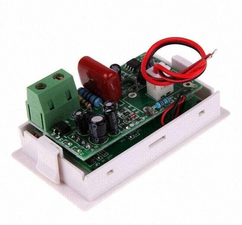 2 in 1 Panel Meter Doesn't Require Power AC 300V 50A Blue LCD Volt & Amp combine