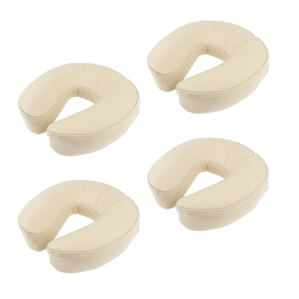 Pack 4 U Shape Salon Massage Table Pillow Body Treatment Headrest Cushion pad