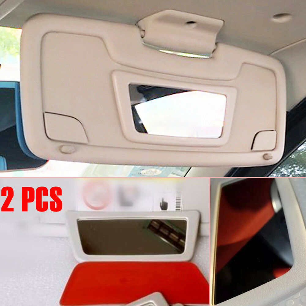 2PCS Fit For Mercedes Benz Smart Fortwo Sun Visor Cosmetic Make-up Mirror Pretty