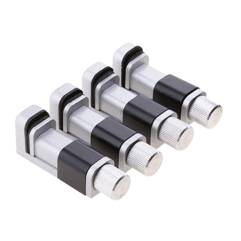 4x Metal Clip Fixture for Phone LCD Digitizer Screen Fastening Rubber Clamp