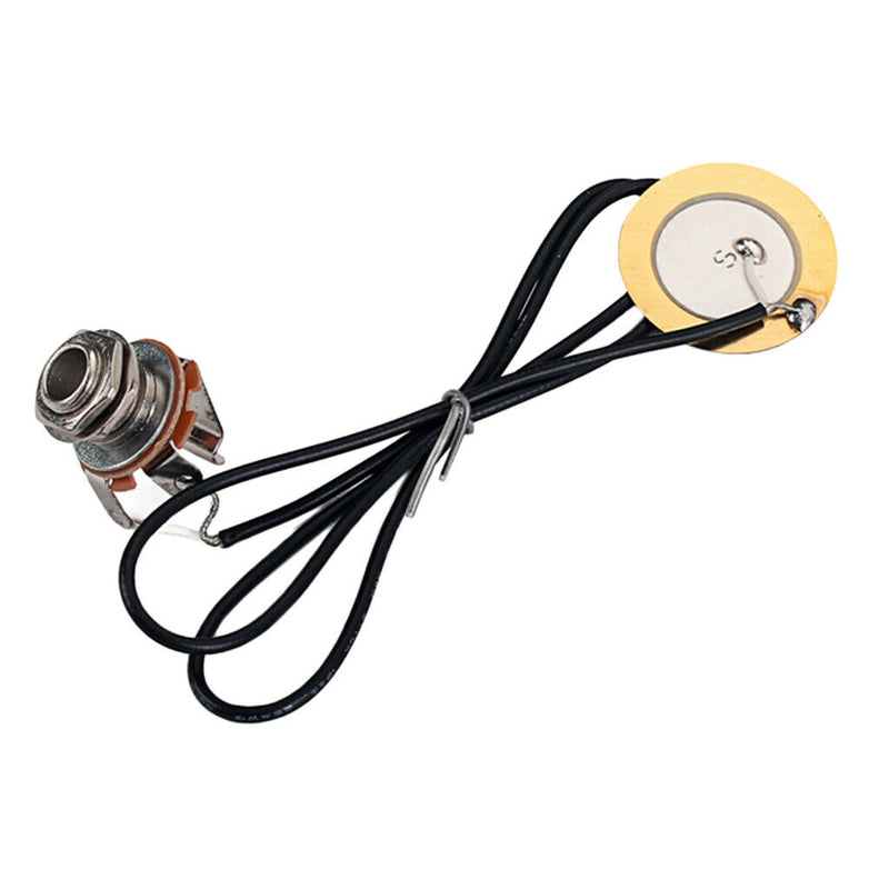 Piezo Prewired Pickup Transducer For Acoustic Guitar Violin Banjo Mandolin 48cm