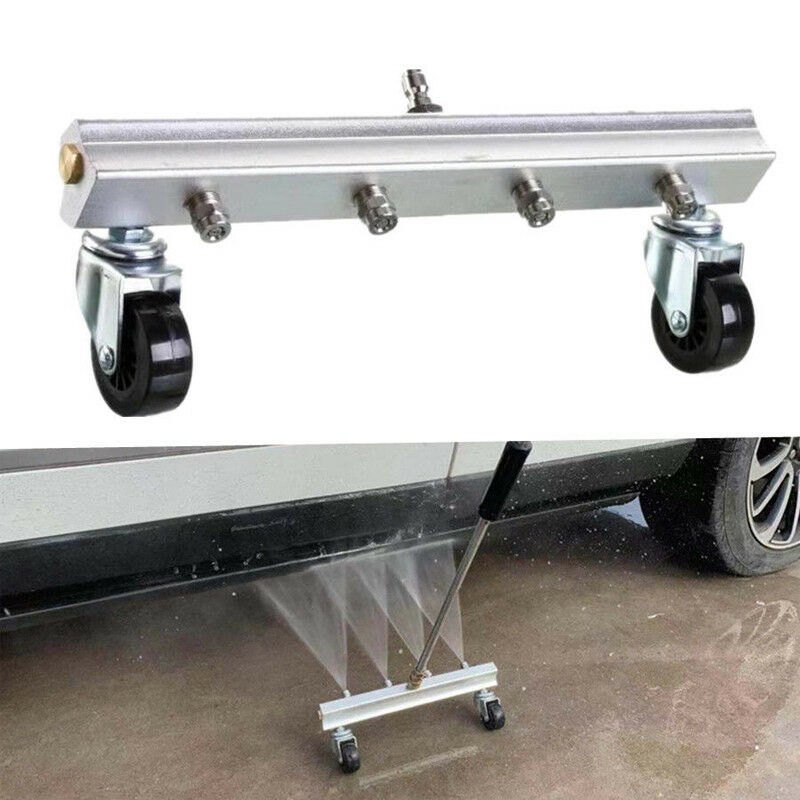 High Pressure Autos Under Body Chassis Washer 4 Spray Nozzle Water Gun Cleaning