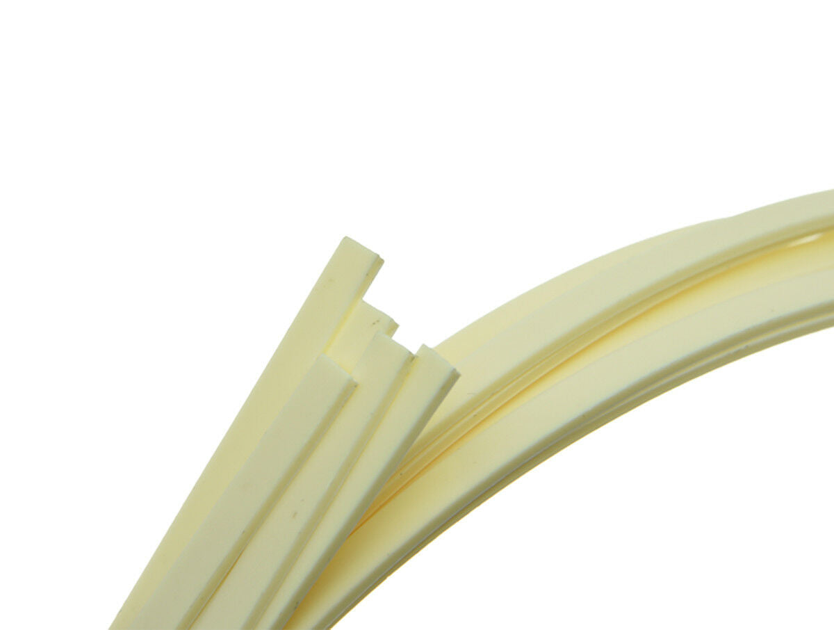 5pcs Ivory Guitar Binding Purfling Strips ABS Guitar Binding Strip 1650*5*1.5mm