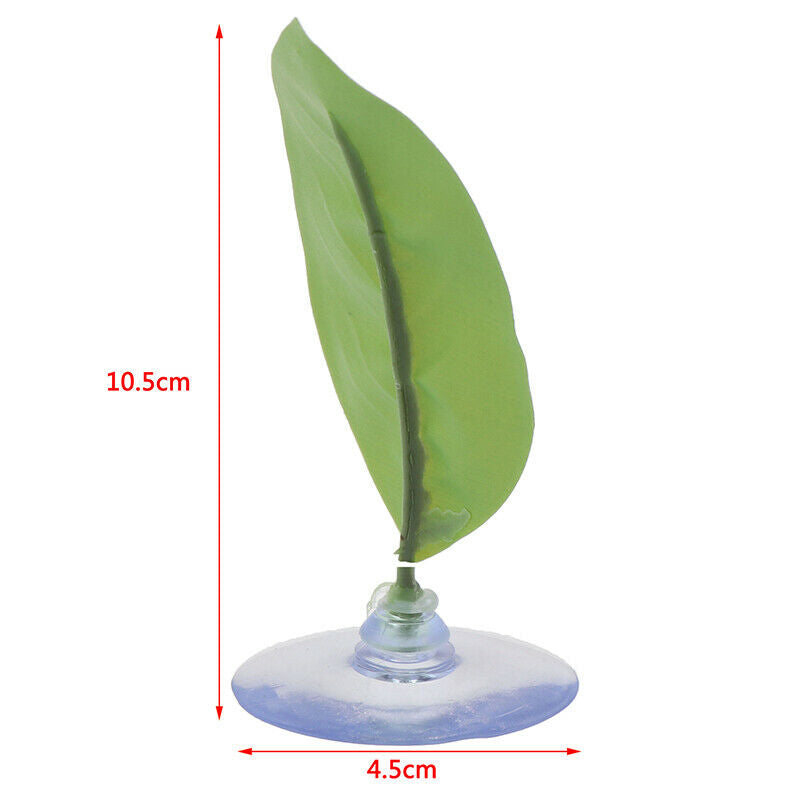 1PC Fish Tank Aquarium Leaf Fish Rest Spawning Plant Betta Fish Play J Lt