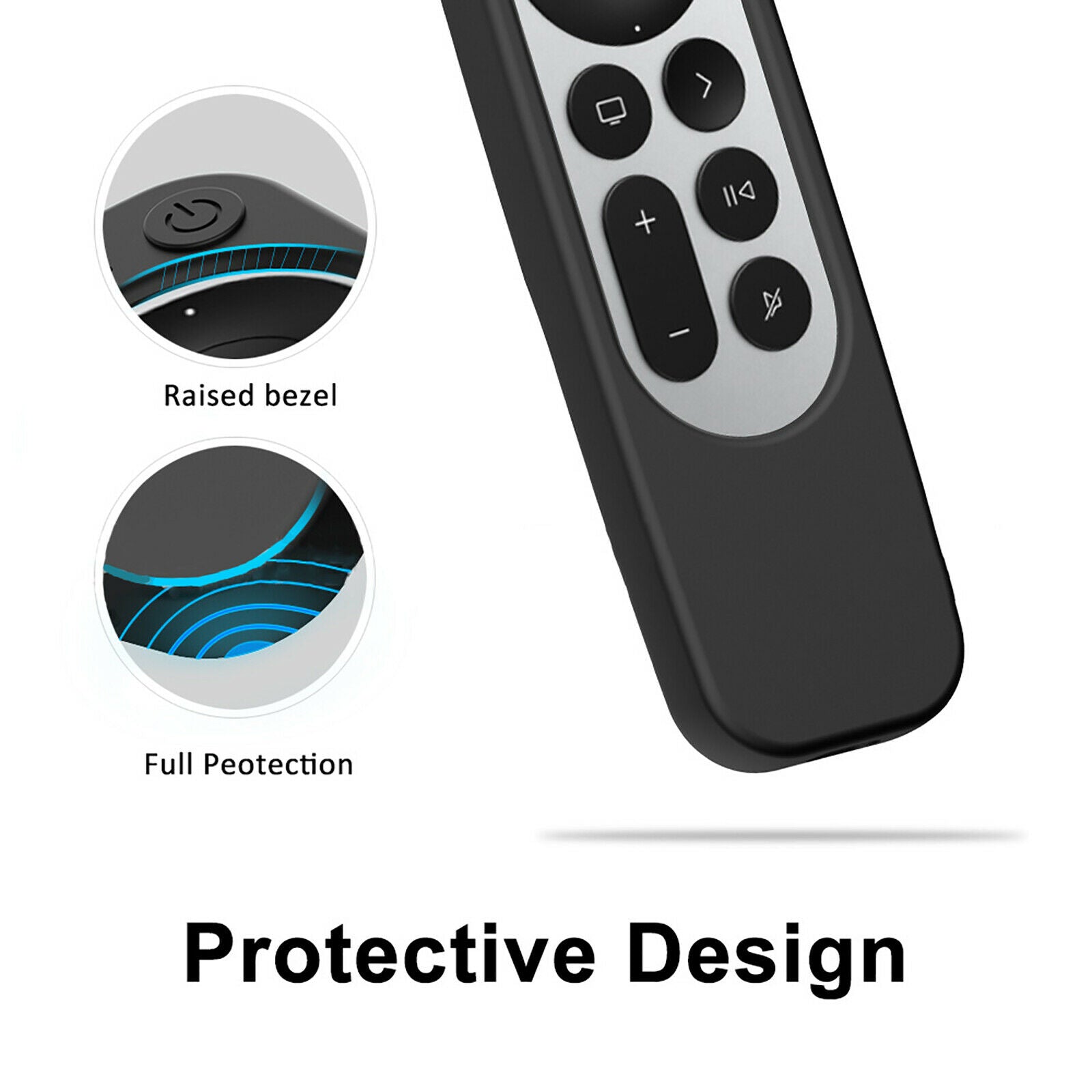 Anti-Drop Case For 2021 TV 4K Remote Controller 4K 4th Gen Silicone Cover Shell