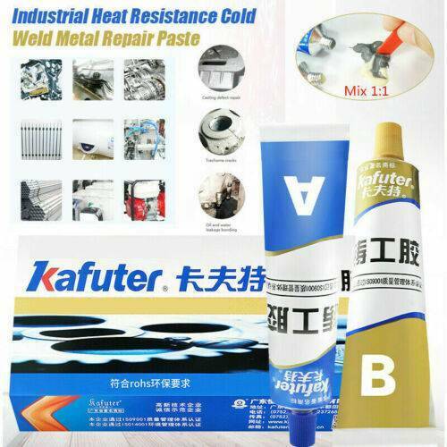 Kafuter 60g Industrial Heat Resistance Cold Weld Metal Repair Paste-US