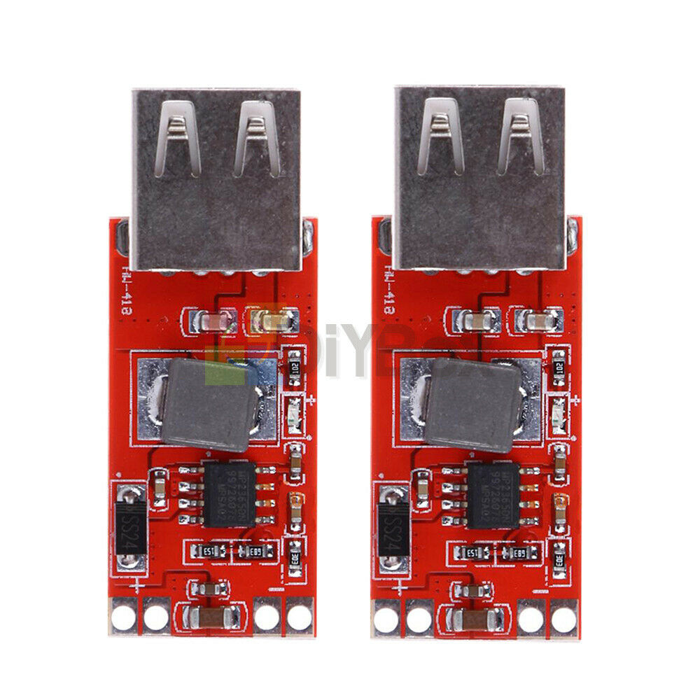 5PCS DC 12V/24V to 5V 3A Step Down Power Supply For Car USB Charger Buck Module