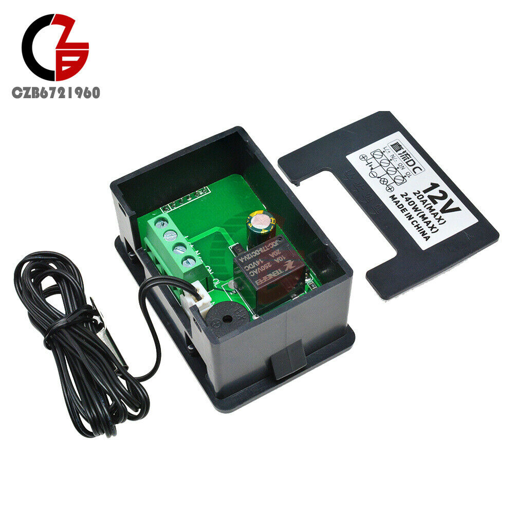 DC12V 240W Digital 1.37" LCD Display -55℃~120℃ Temperature Controller NCT Sensor