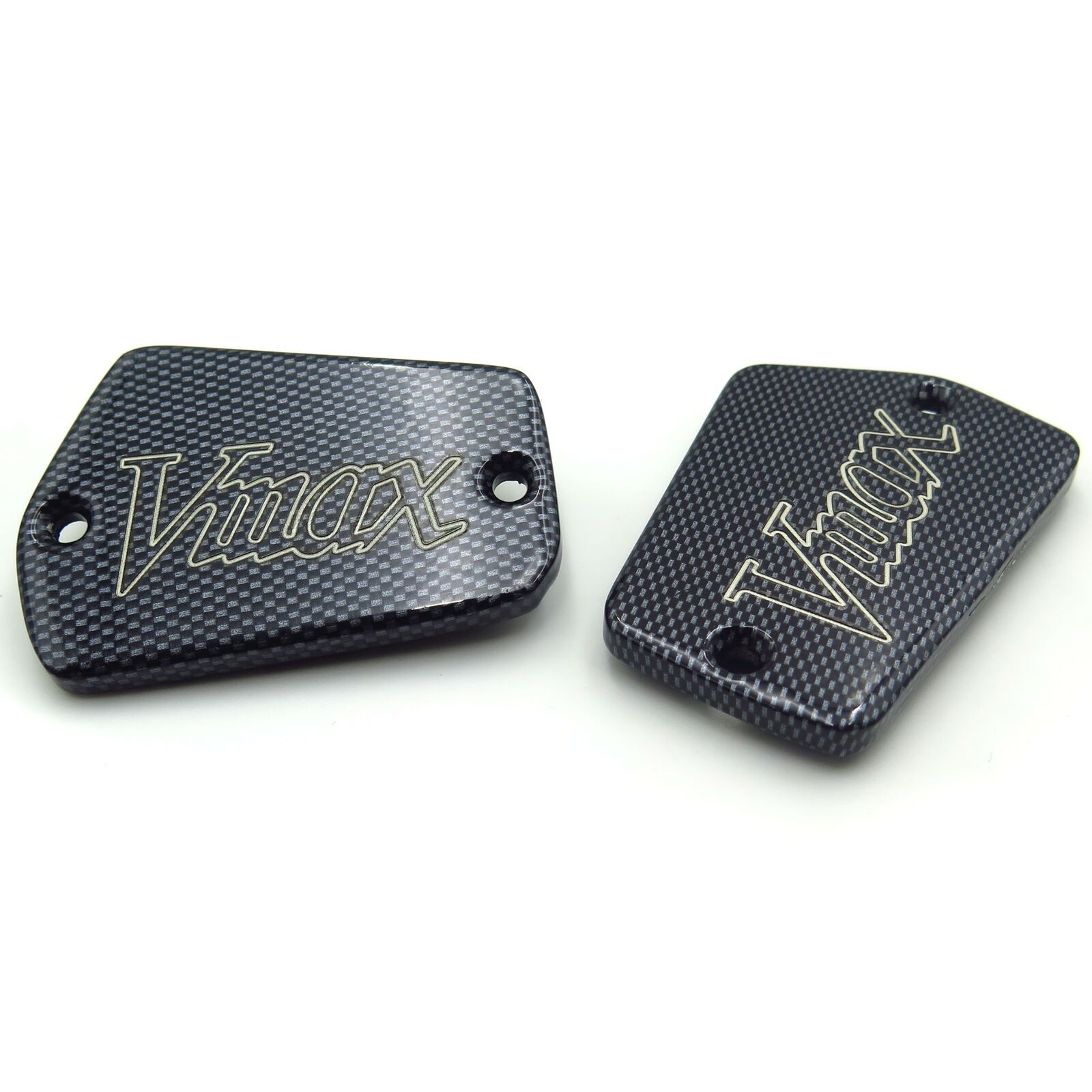 Carbon Motorcycle Fluid Reservoir Caps For Yamaha Vmax 1200 1985-2007