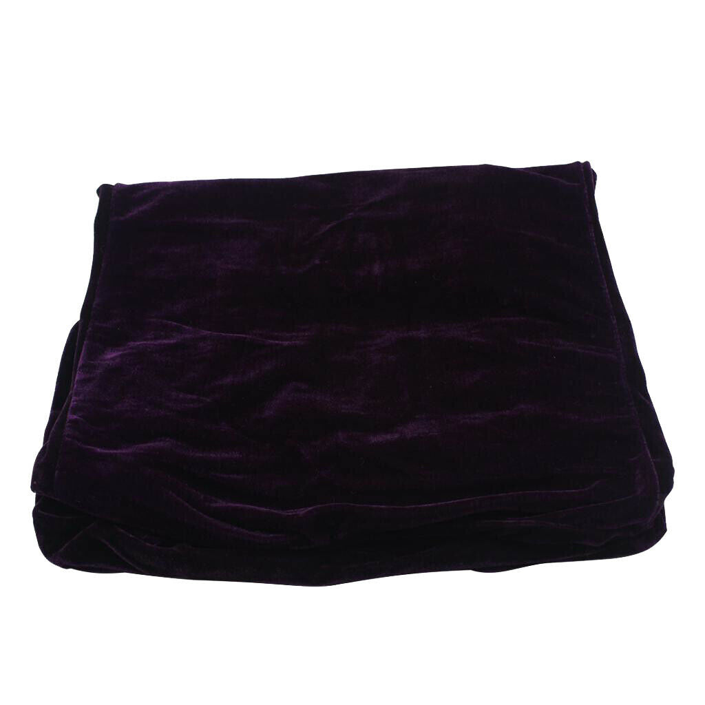 Pleuche Piano Stool Chair Bench Cover for Piano Dual Seat Purple